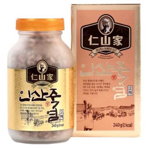 인산가 9회 자죽염 고체(골드) 240g / 자줏빛 죽염