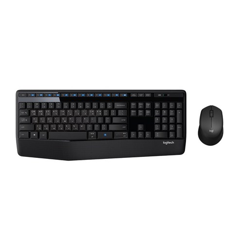 로지텍코리아 MK345 무선 키보드 마우스 세트, MK345, 블랙, 일반형