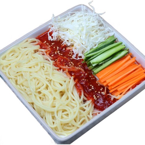 [HACCP 인증] 핫이슈 매콤 달콤 탱글 쫄면(참기름,식초 별첨), 289g, 8개