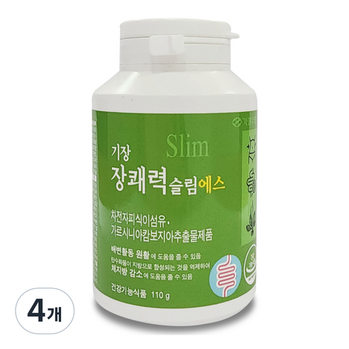 기장 장쾌력 슬림에스 쾌변 다이어트 차전자피 효소 식이섬유