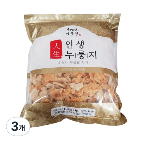 미풍당 인생누룽지3k 1개, 3kg, 3개