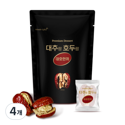 대추 호두 건강간식 아침 대용 고급 간식 대추호두말이 맛있는 호두품 단백질 영양 웰빙 대호한끼 무방부제