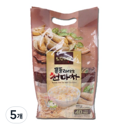 초야식품 도담예본 콘플레이크 씨리얼 천마차, 800g, 5개
