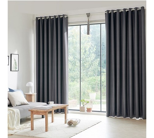 원톤 핀형 암막 커튼 이미지2