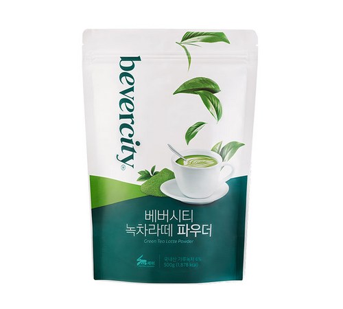 집에서 간편하게 즐기는 세미 녹차 라떼 파우더