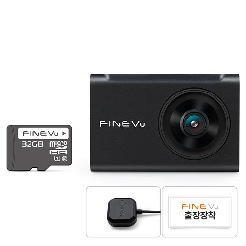 파인뷰 5GHz 와이파이 전후방 FHD 2채널 차량용 블랙박스 X6 NEW, 32GB, 블랙박스 + 거치대 + GPS안테나 + 무료장착쿠폰