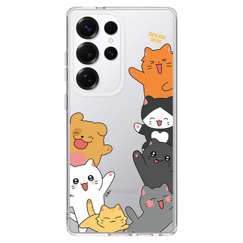 DESIGNSKIN 클리어 그래픽 휴대폰 케이스
