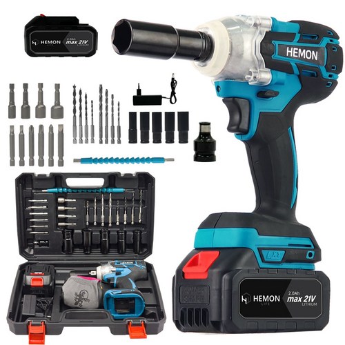 헤이슨 임팩 드릴 무선 배터리 렌치 임팩트 세트, 1세트, 본품 + 배터리1개