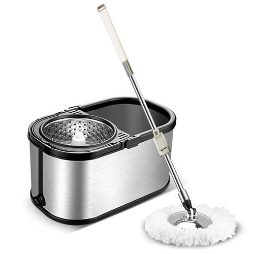 비상 스테인리스 통돌이 물걸레밀대 바닥청소 밀대걸레, 1개