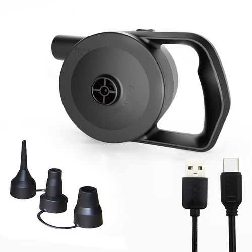 위크나인 600W 고출력 가정용 전동 공기주입기 초강력 다붐 에어펌프, 무선 USB형, 무선 에어펌프 건 1개