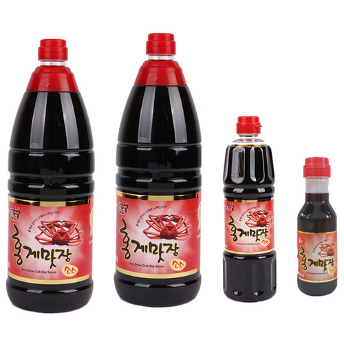 [류맛간장]홍게간장 홍게맛장소스1800ml 2병+500ml1병+200ml, 4.3L, 1개
