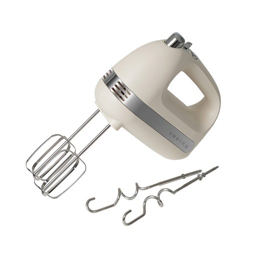쿠잉전자 2in1 핸드믹서 반죽기 제빵 휘핑, HMT30CR