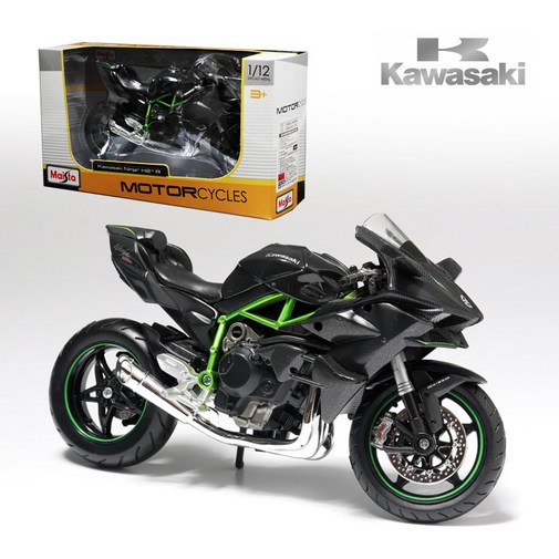 마이스토 112 가와사키 닌자 H2R 다이캐스트 오토바이모형 바이크피규어, 1개, 단일
