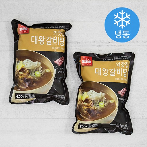 외갓집 대왕갈비탕 (냉동), 800g, 2개