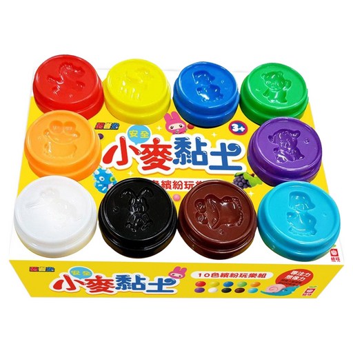 幼福 忍者兔安全小麥黏土, 多色, 752g, 1組