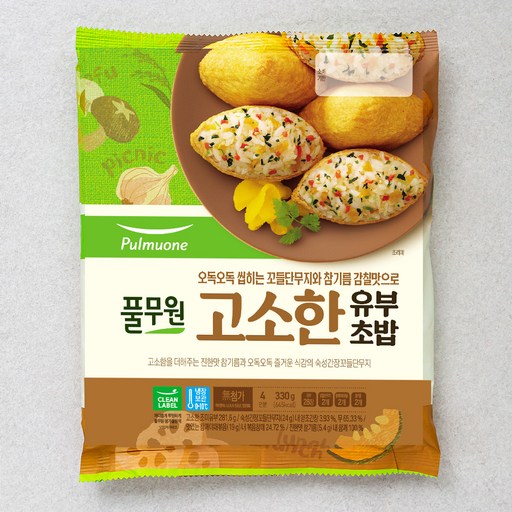 풀무원 고소한 유부초밥 4인분