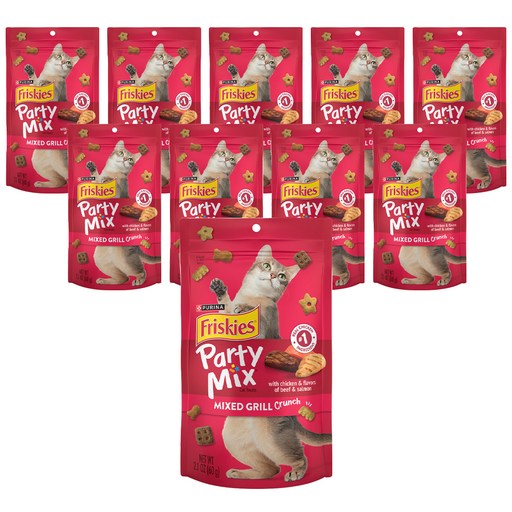 파티믹스 고양이 스낵, 믹스그릴, 60g, 10개