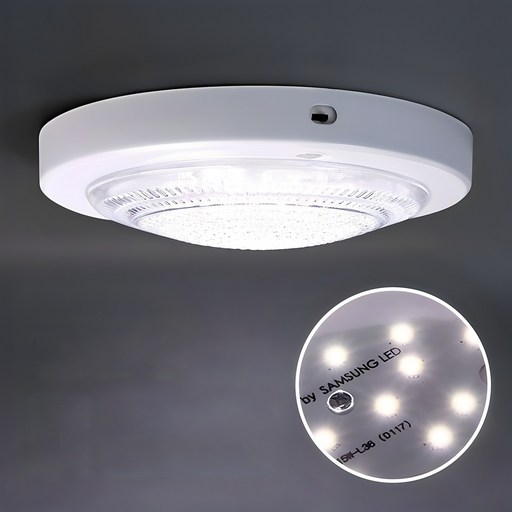 LED 원형 건식 센서등 15W