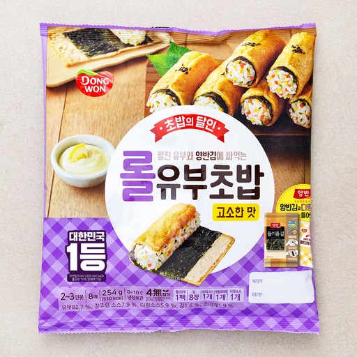 [로켓프레시] 동원 롤유부초밥 고소한맛
