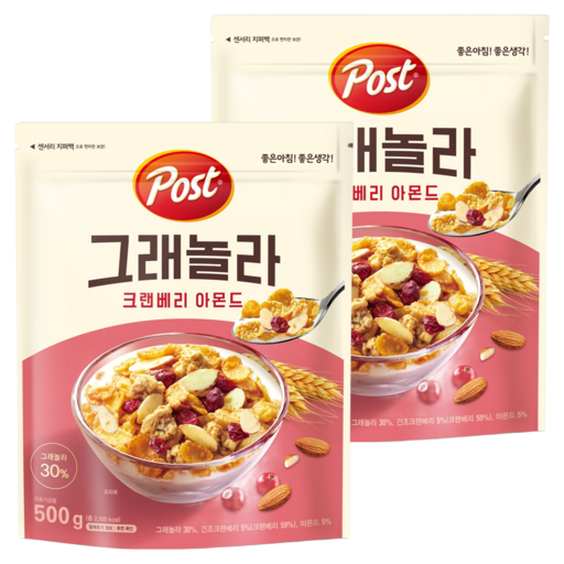 포스트 크랜베리 아몬드 그래놀라