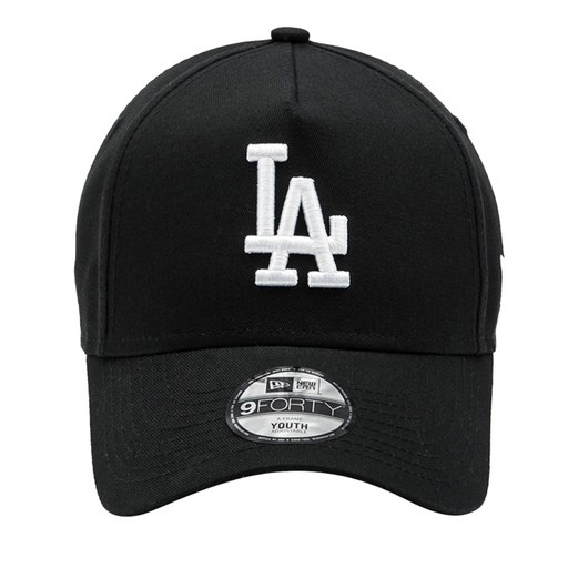 뉴에라 아동용 MLB LA 다저스 A 프레임 화이트 온 블랙 면 볼캡 14666528