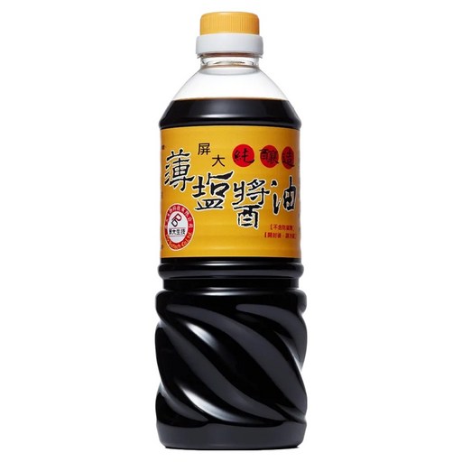 屏大 薄鹽醬油, 710ml, 1瓶