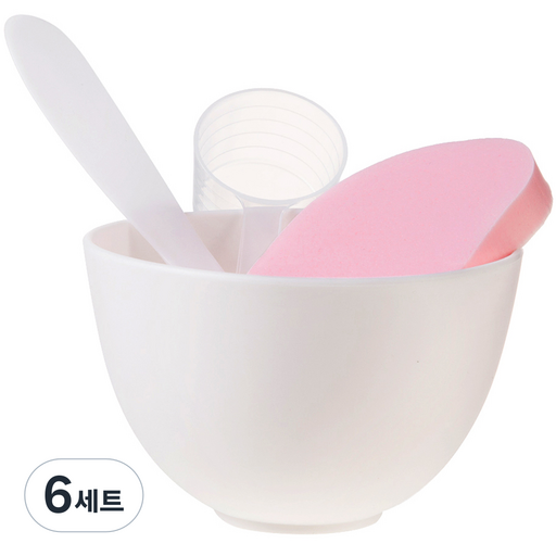 비타할로 모델링 팩 도구 4종 세트(팩볼 + 계량컵 + 스파츌라 대 + 해면)