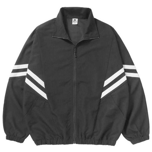 MCT 男女通用 雙線 Oversize 防風外套