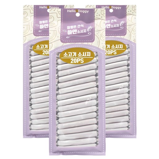 참좋은간식 강아지 하얀소시지 최고의 간식으로 강아지 행복을 채우세요