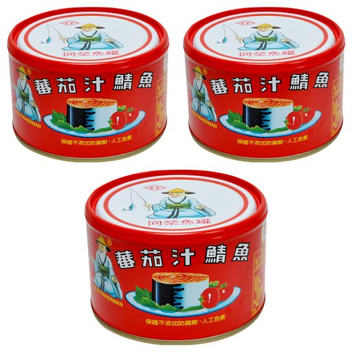 同榮 番茄汁鯖魚罐頭, 230g, 3罐