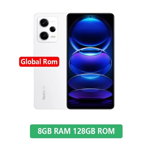 글로벌 롬 샤오미 레드미 노트 12 프로 5G 스마트폰, 5000mAh 배터리, MTK 디멘시티 1080 옥타코어, 67W 고