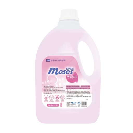 [항균] 모세스 거품형 손세정제 핸드워시 리필 (베이비파우더향)