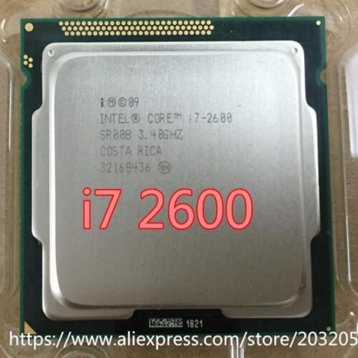 CPU 데스크탑 인텔 코어 i7-2600 i7 2600 프로세서 8M 캐시 3.40 GHz CPU LGA 1155 I7 2600 작동 가능