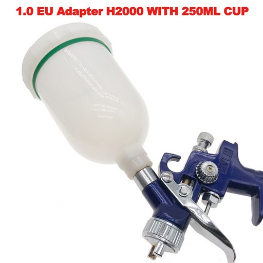 미니 8MM 2000 자동차 스프레이 HVLP 페인트 에어로 노즐 에어 그래프 페인팅 공압 0MM WENXING 브러시