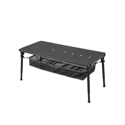 카고컨테이너 IGT 테이블 캠핑 조립식 휴대용 테이블, 그레이