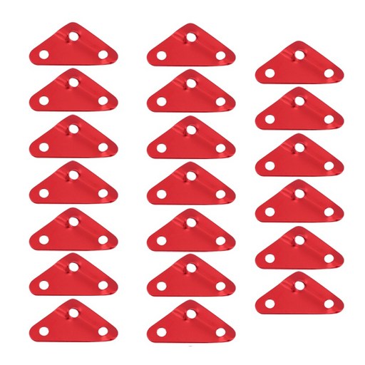 삼각형 스토퍼 캠핑용 막대 알루미늄, 레드20p