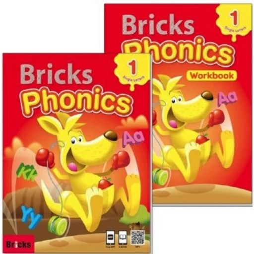 Bricks Phonics 브릭스 파닉스 1 교재 워크북 세트 (전2권)