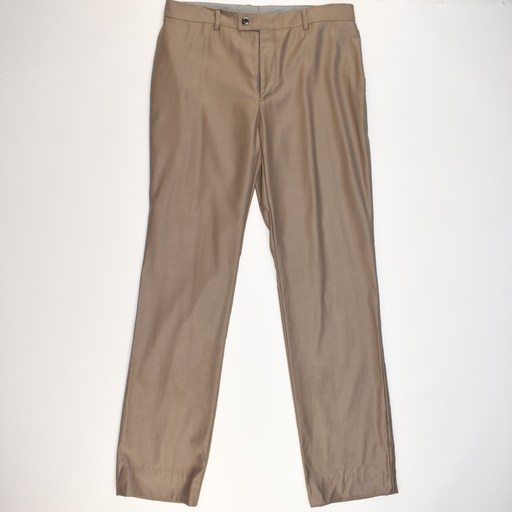 지오송지오 다크베이지 레이온 모직100 정장 일자바지 90 남성 MP3274 빈티지테크