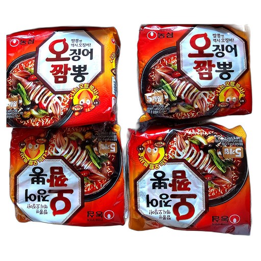 봉지라면 컵면 오징어짬뽕 뽀글이 가공/즉석식품 특별한 선물용 20개