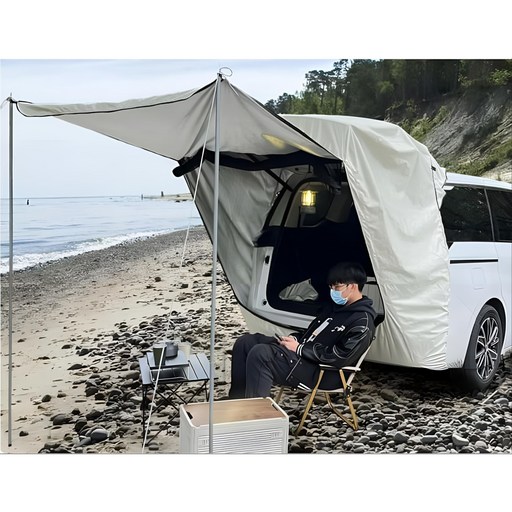 더디테일 SUV 차박텐트 타프 꼬리텐트 차량용 트렁크 텐트 차박용품 차량텐트 카텐트 차박용 자동차 텐트