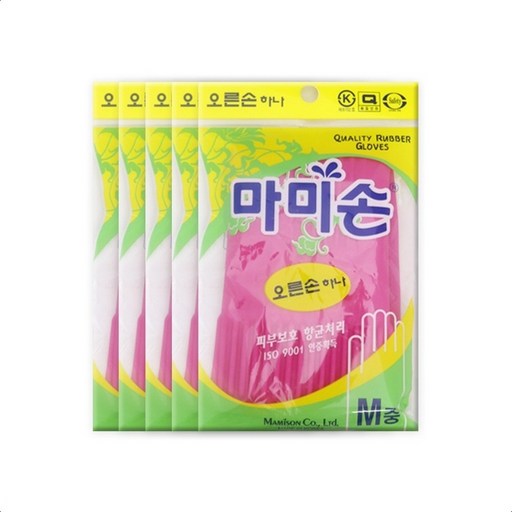마미손 오른손 하나 고무장갑