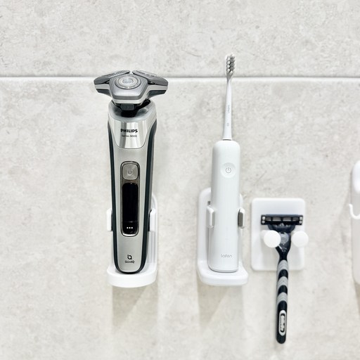 면도기 전동칫솔 꽂이 걸이 거치대 홀더 무타공