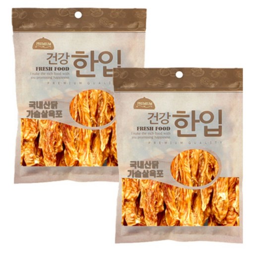 수제명가 국민 강아지 닭가슴살200g500g, 닭가슴살, 100g, 4개