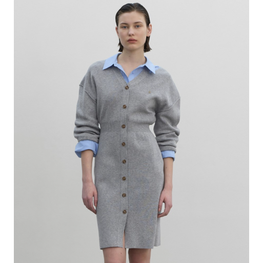 아틀리에나인 앤지 울 컷아웃 니트 원피스 OP6199