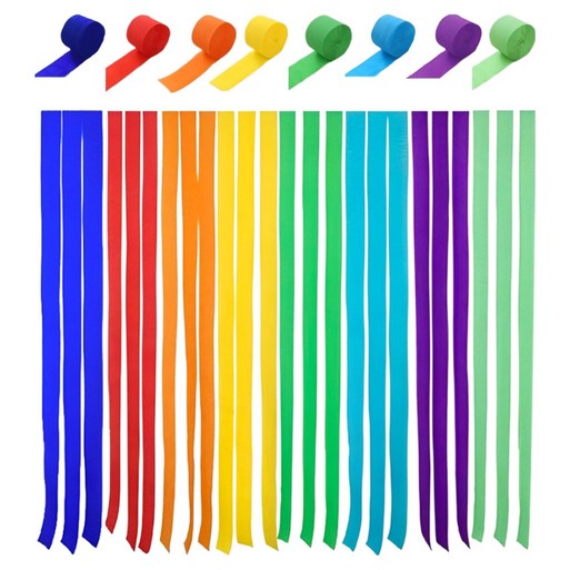 코히모 스트리머 포토존 파티 커튼 8종 세트 5W0567, 1세트, 혼합색상