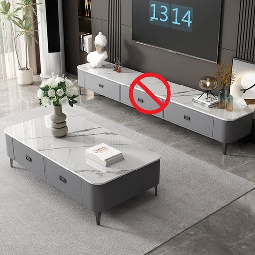 BYOU 모던 심플 세라믹 거실테이블  원목 수납 소파테이블 인테리어 테이블 1000 1200 1300, 눈산 화이트  회색 캐비닛