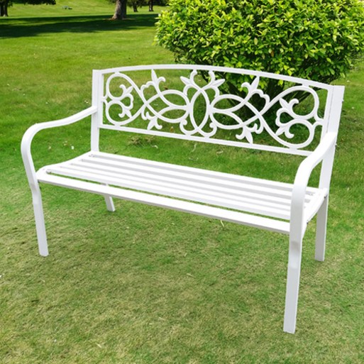 당일발송 샤인 2인용 철제벤치 정원 가든 포토존 야외벤치