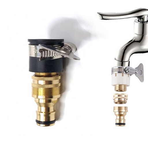 소로이 만능 수도꼭지 연장 세탁기 호스 연결 커넥터 수도부속