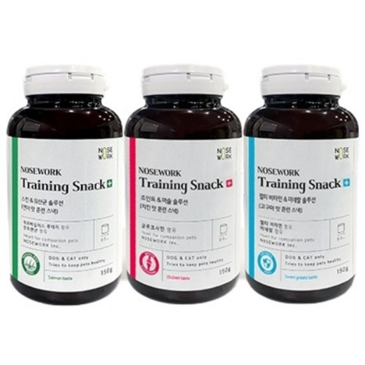 노즈워크 강아지 트레이닝 스낵 3종 세트