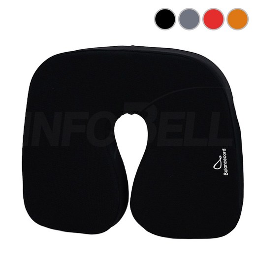 발란스코드 카이로프랙틱 방석 자세교정 골반교정 메모리폼 사무실 학생 차량용 의자 기능성 방석, 블랙